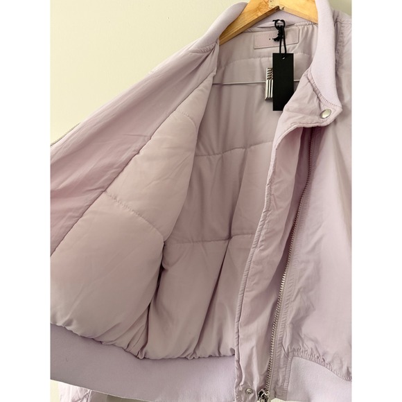 BLANKNYC Lightweight Lavender Bomber Jacket Size S - Picture 9 of 9